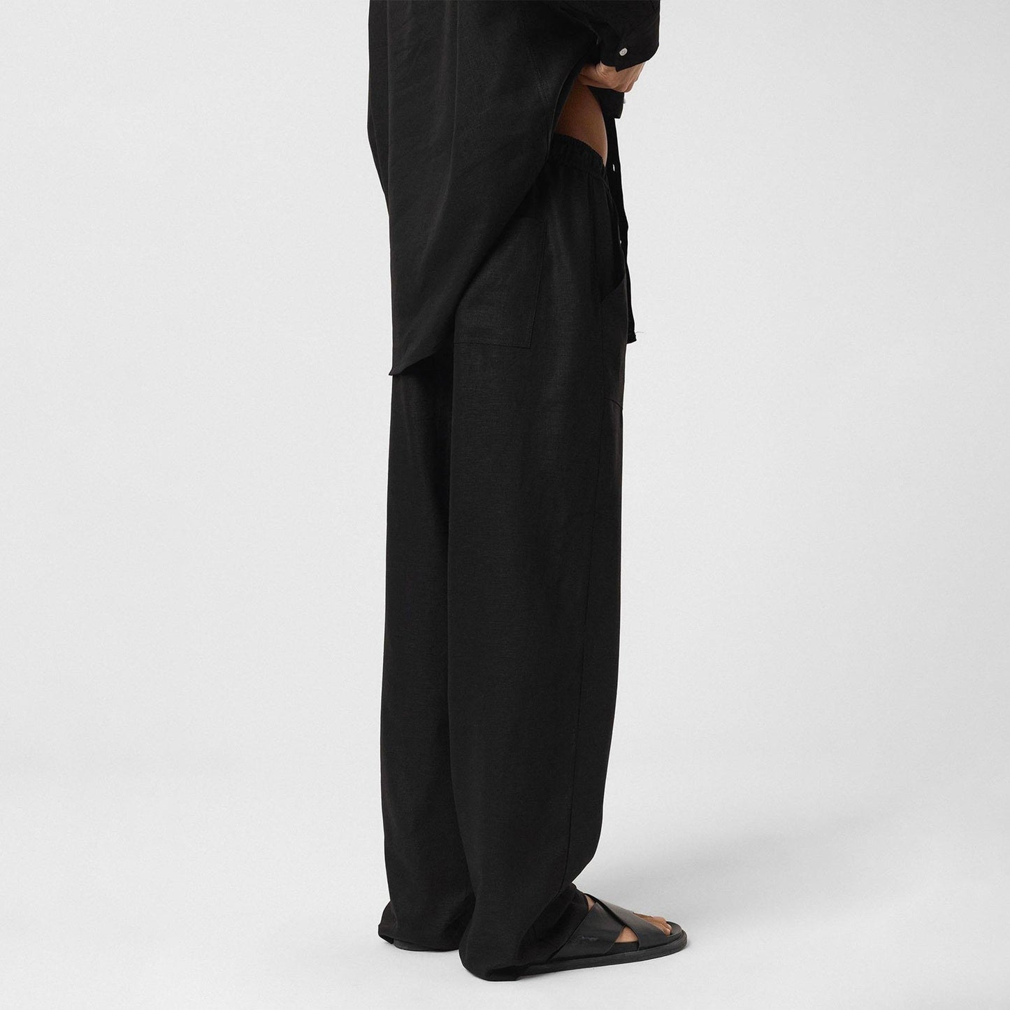 Baggy Keten Pantolon