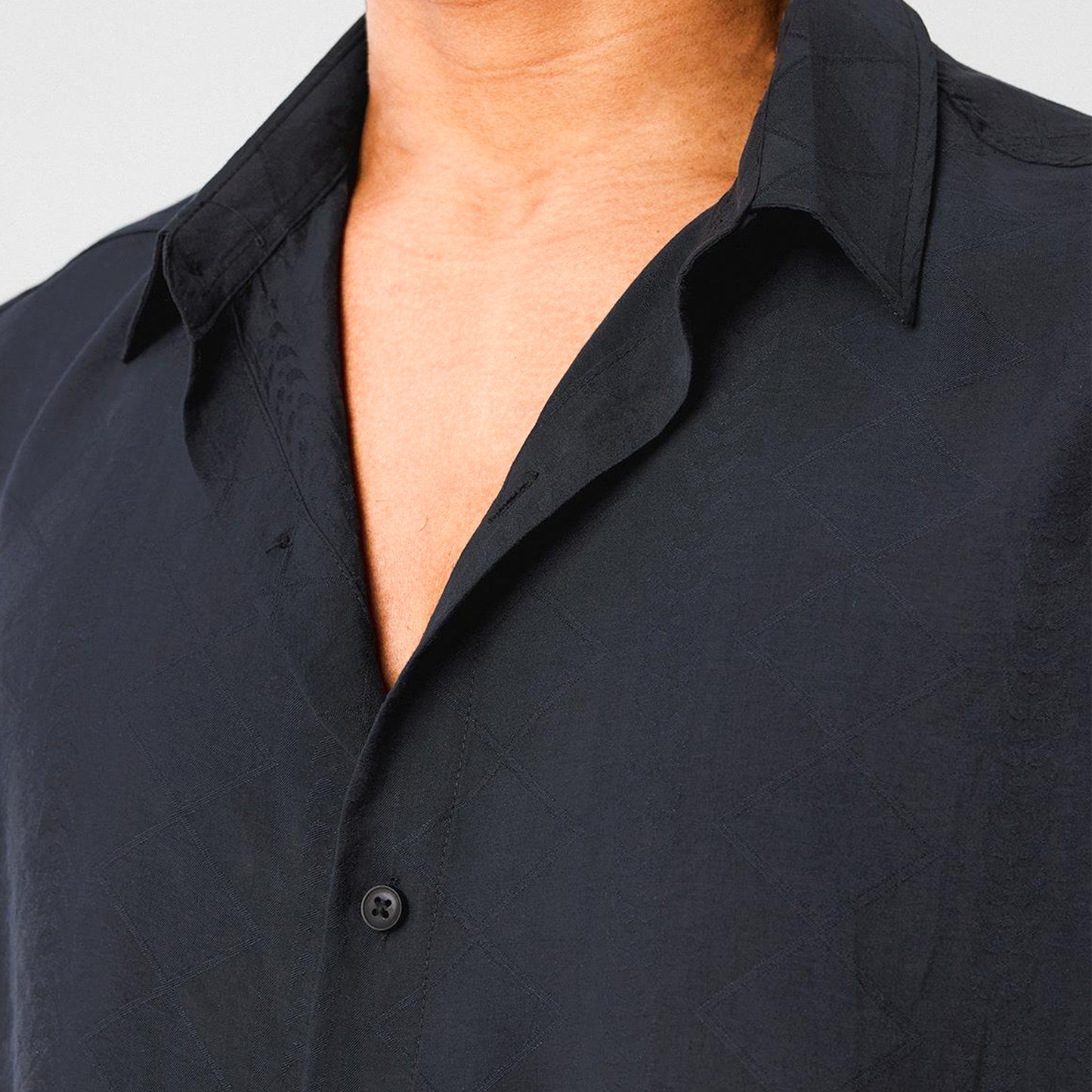 Oversize Kısa Kol Modal Kumaş Gömlek