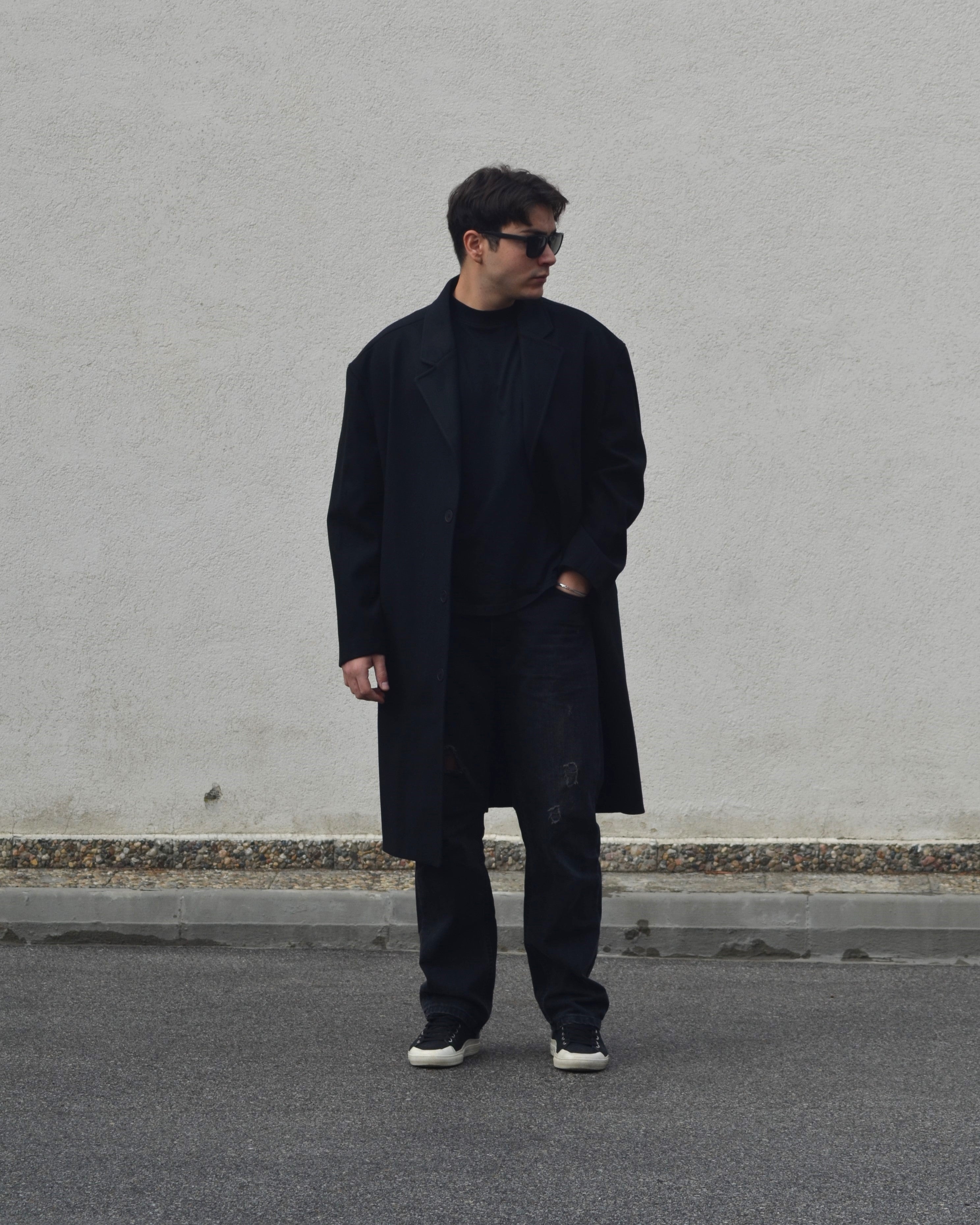 Oversize Kaşe Kaban