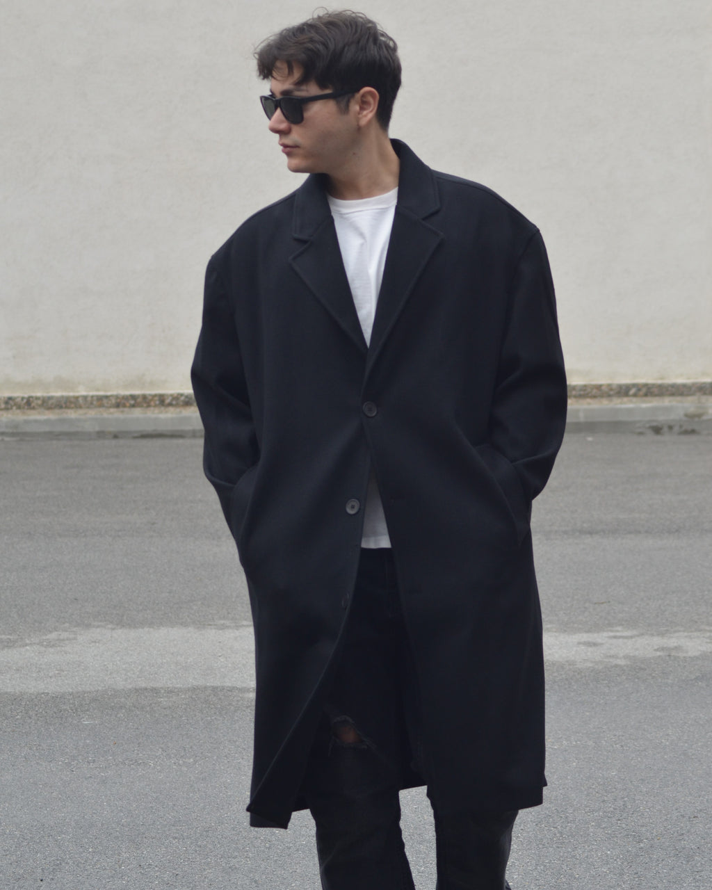 Oversize Kaşe Kaban