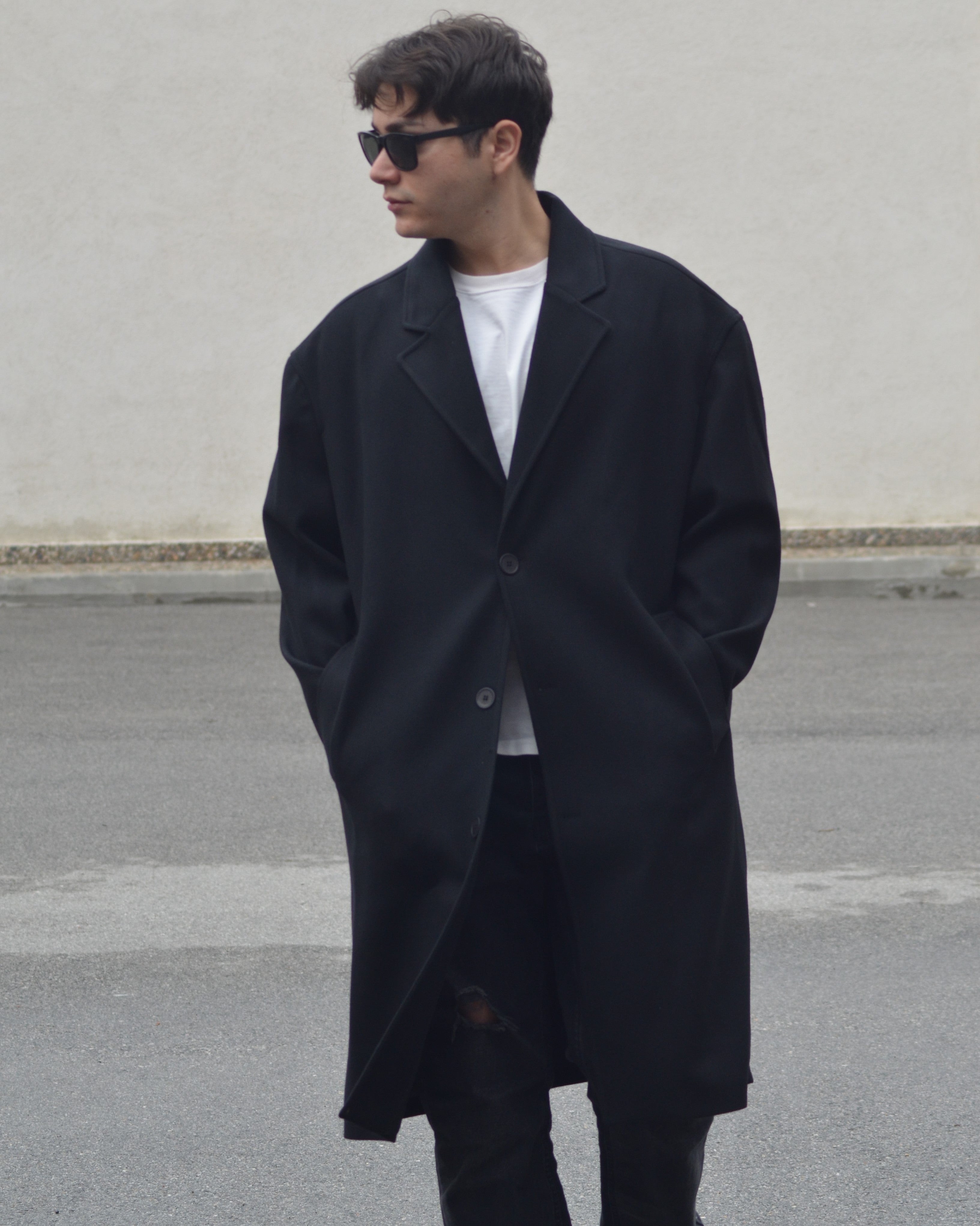 Oversize Kaşe Kaban