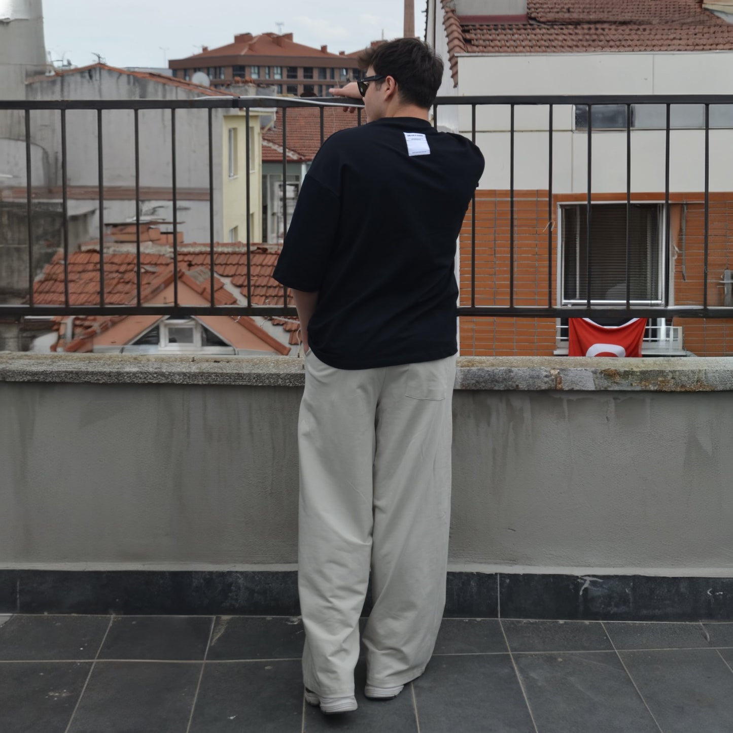 Baggy Eşofman Alt / Kırık Beyaz