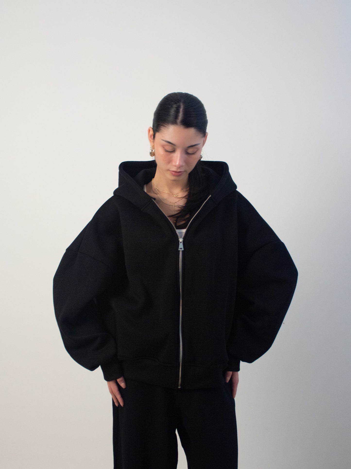 Bombay Zip Hoodie Siyah