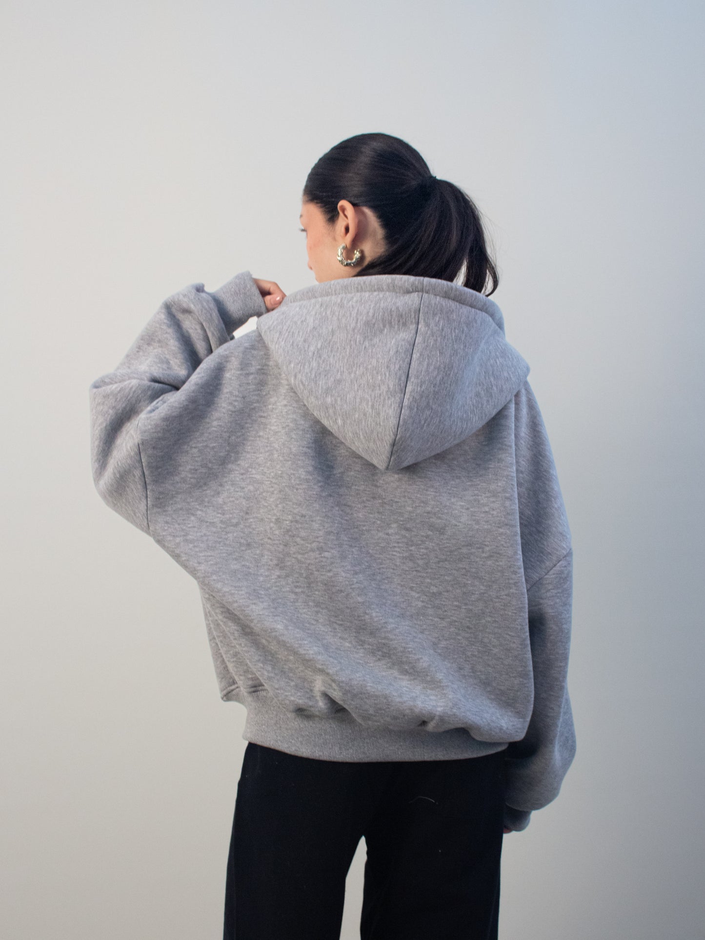 Bombay Zip Hoodie Grey