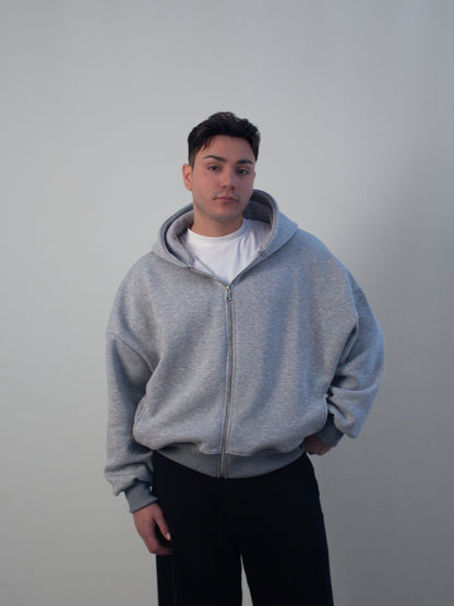 Bombay Zip Hoodie Grey