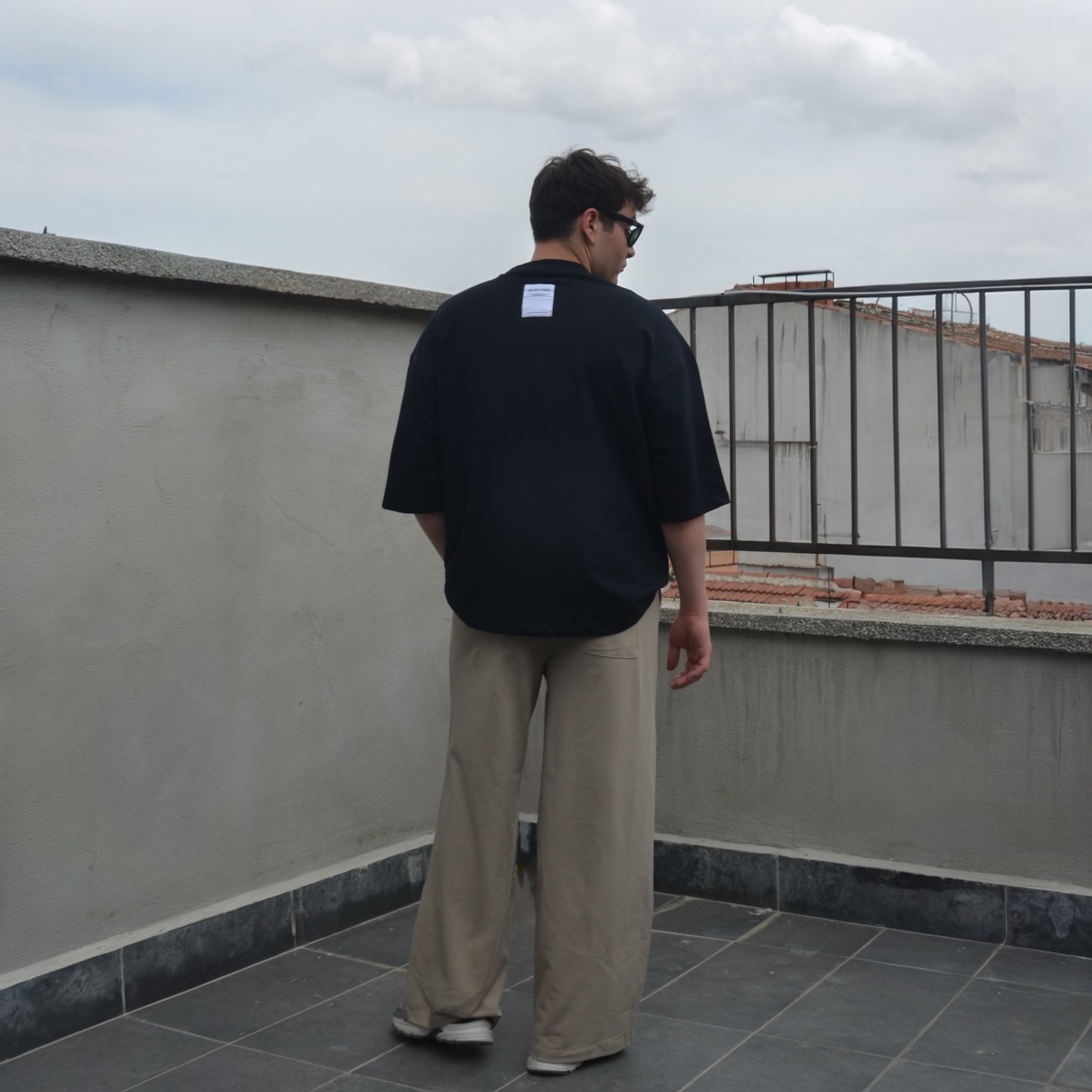 Baggy Eşofman Alt / Bej