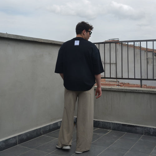 Baggy Eşofman Alt / Bej