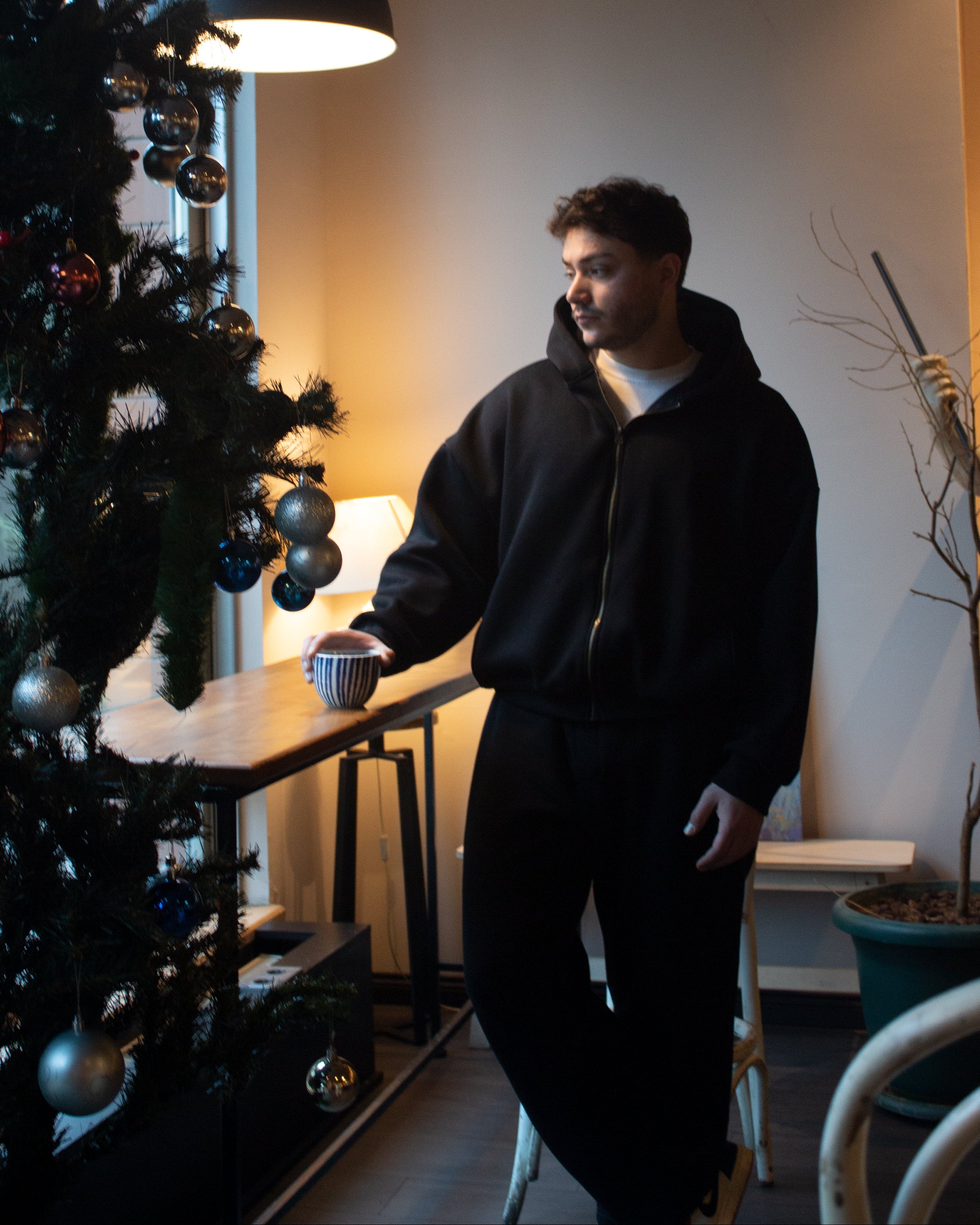 Bombay Zip Hoodie Siyah