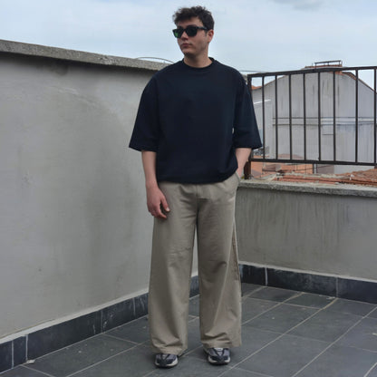 Baggy Eşofman Alt / Bej